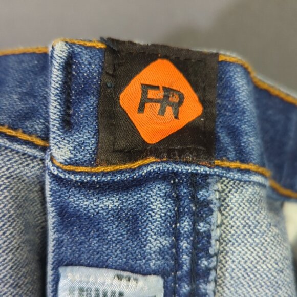 Wrangler FR Jeans Men's 36x36 Fits 36x35 Blue 13 Original Flame Resistant Denim - Picture 12 of 13